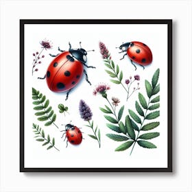 Ladybird 2 Art Print