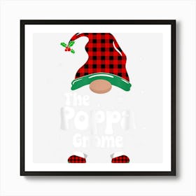 Poppa Gnome Matching Family Group Christmas Party Pajama Art Print