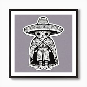 Mexican Day Of The Dead Art Print