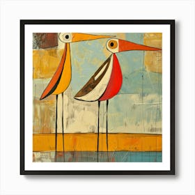 Birds In Flight 12 Art Print