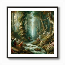 Fairytale Forest 4 Art Print