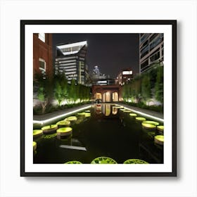 City At Night Art Print