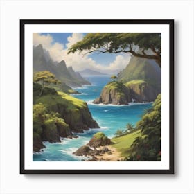 Hawaiian Landscape 6 Art Print