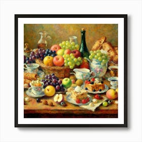 Table Full Of Fruit Affiche