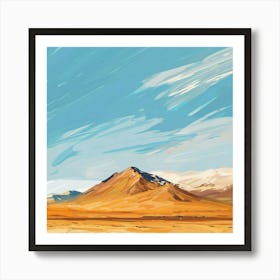 Desert Landscape 3 Art Print