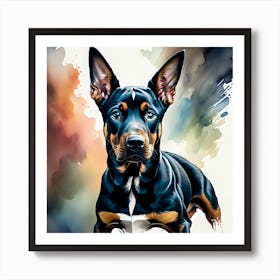 Doberman Pinscher Art Print