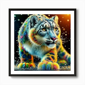 Snow Leopard 22 Art Print