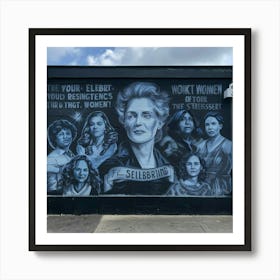 Victoria Street Mural Art Print