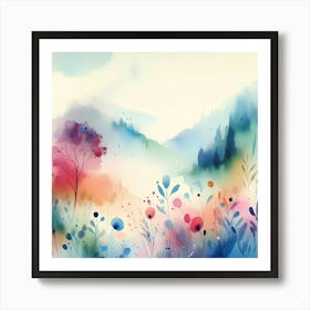 Watercolor Painting 56 Art Print