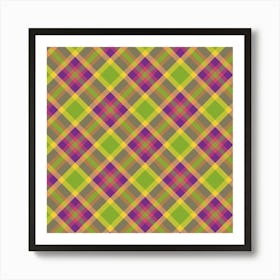 Plaid Pattern 21 Art Print