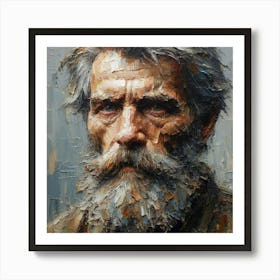 Portrait Of An Old Man 1 Art Print