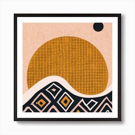 Sahara Sunset Art Print
