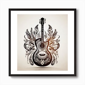 Acoustic Guitar Art Print