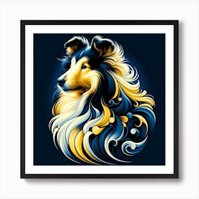 Shetland Sheepdog 02 Art Print