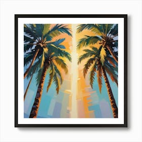 Sunday Palms Art Print 2 Art Print