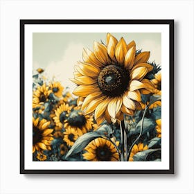 Sunflowers 2 Art Print