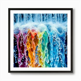 Rainbow Water Art Print