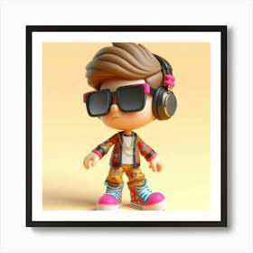 Dj Kid Art Print