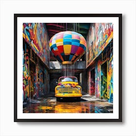 Hot Air Balloon Art Print