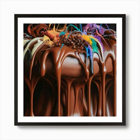 Chocolate Cake 1 Art Print