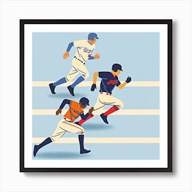 Mlb Playoff Square Poster