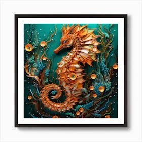 Seahorse 14 Art Print