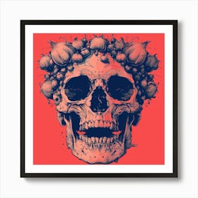 Skull Skull Skull Skull Skull Skull Skull Skull Skull Skull Art Print