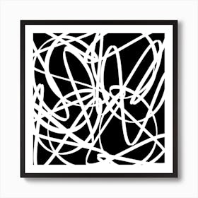 Abstract Drawing Art Print