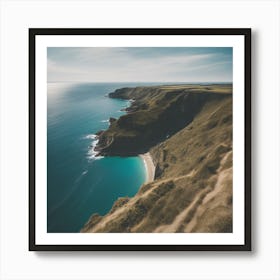 Cliffs Of Cornwall Art Print