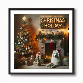 Christmas Holiday Stock Videos & Royalty-Free Footage Art Print