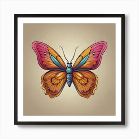 Butterfly - Butterfly Stock Videos & Royalty-Free Footage 2 Art Print