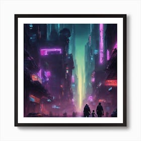 Sprawling Cityscape 6 Art Print