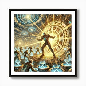 A Depiction Of The Radiant Vanguard Temporal Nullifier Art Print