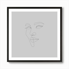 Woman'S Face 5 Art Print