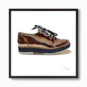 Brown Shoe 1 Art Print