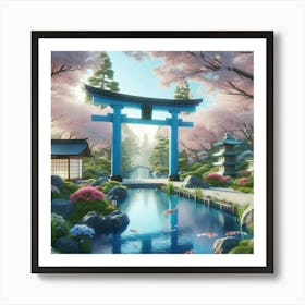 Japanese Garden 7 Art Print