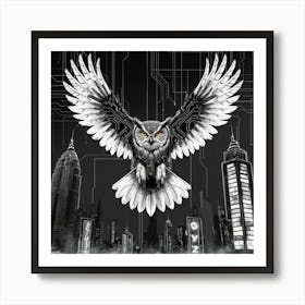 Owl City Art Print