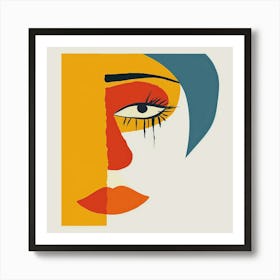 Face Of A Woman 41 Art Print