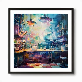 Lab Work Art Print