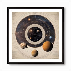 Interplanetery Earth 5 Art Print