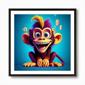Monkey 1 Art Print