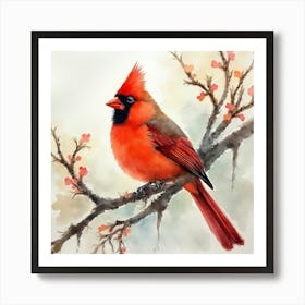 Red Cardinal Poster