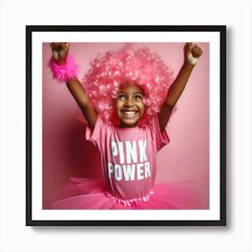 Pink Power 1 Art Print