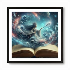 Book Of Magic 4 Art Print