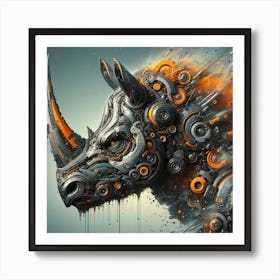 Rhino 1 Art Print