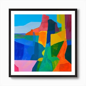 Abstract Travel Collection Bolivia 5 Art Print