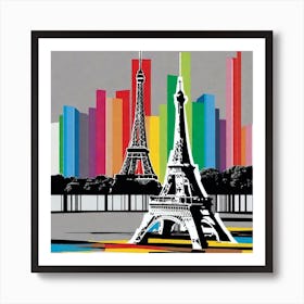 Paris Eiffel Tower 122 Art Print