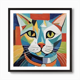 picasso cat 2 Art Print