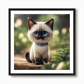 Siamese Cat 2 Art Print