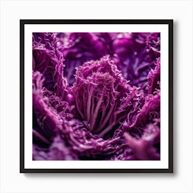 Purple Cabbage 1 Art Print